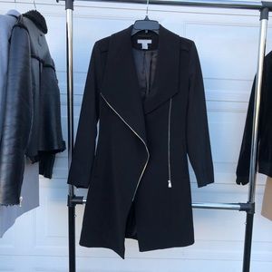 Go-to black trench coat